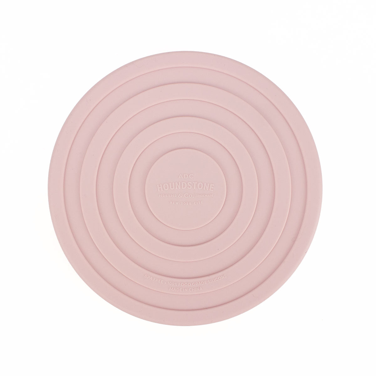 houndstone silicone dog food bowl in pink
