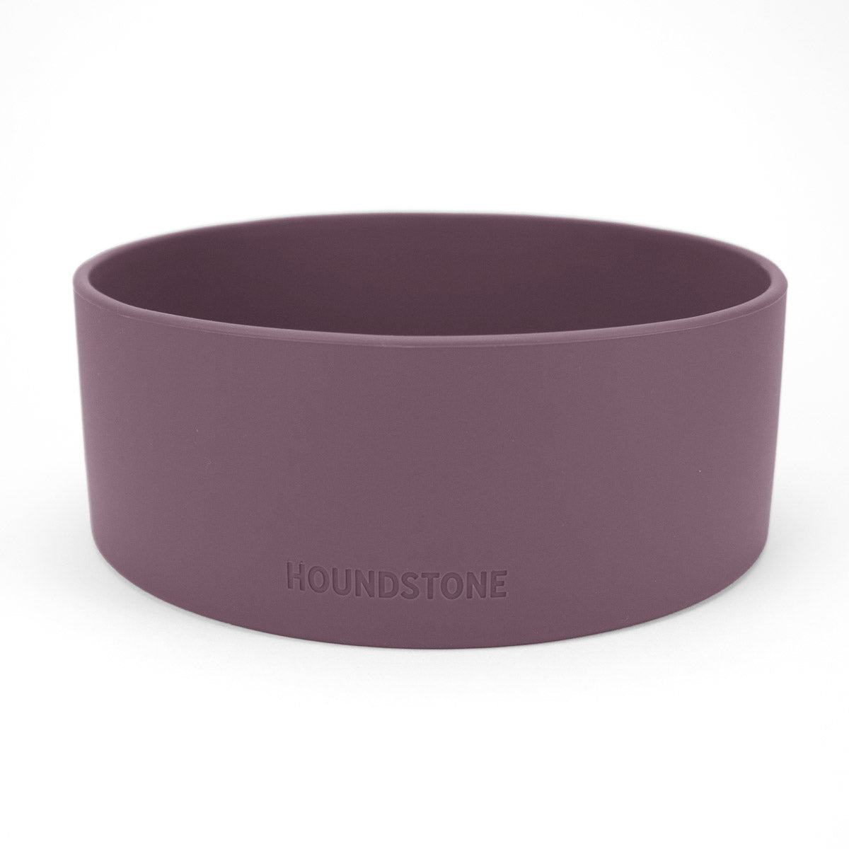 Houndstone BPA Free Silicone Dog Bowl, 4.5 Cups, Dishwasher Safe, Plum