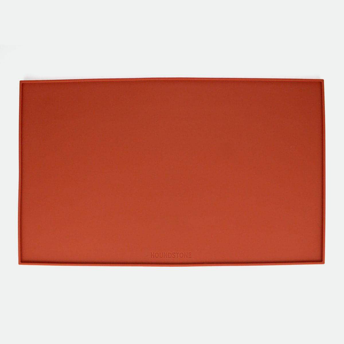 Houndstone silicone pet food mat in terracotta