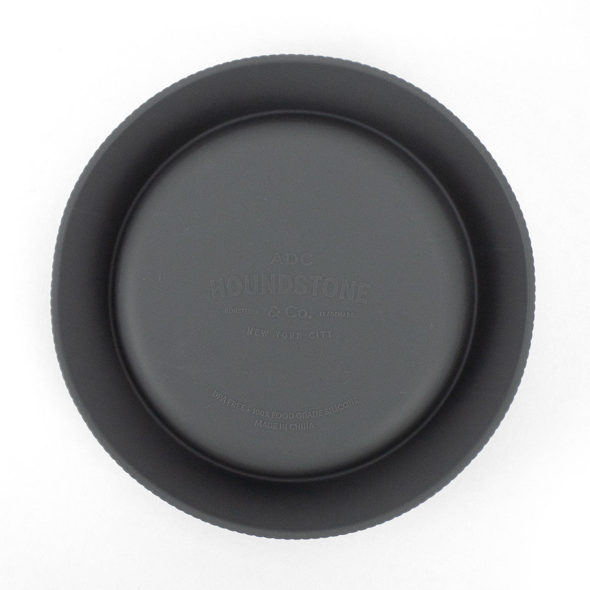 Food Grade Silicone Cat Bowl, Dishwasher Safe, Charcoal