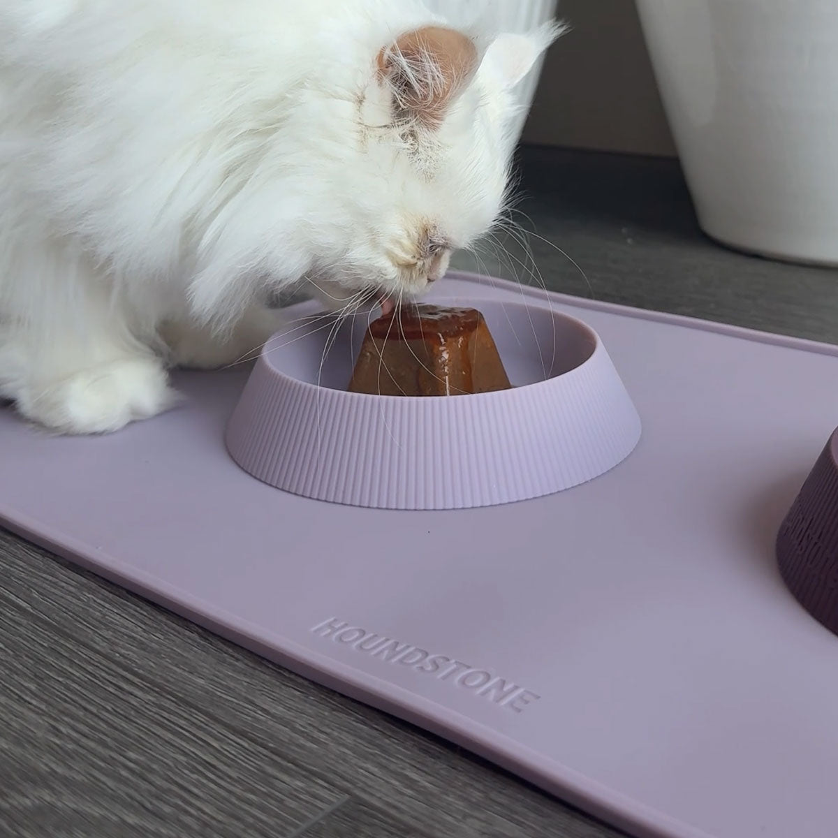 Food Grade Silicone Cat Bowl, Dishwasher Safe, Charcoal