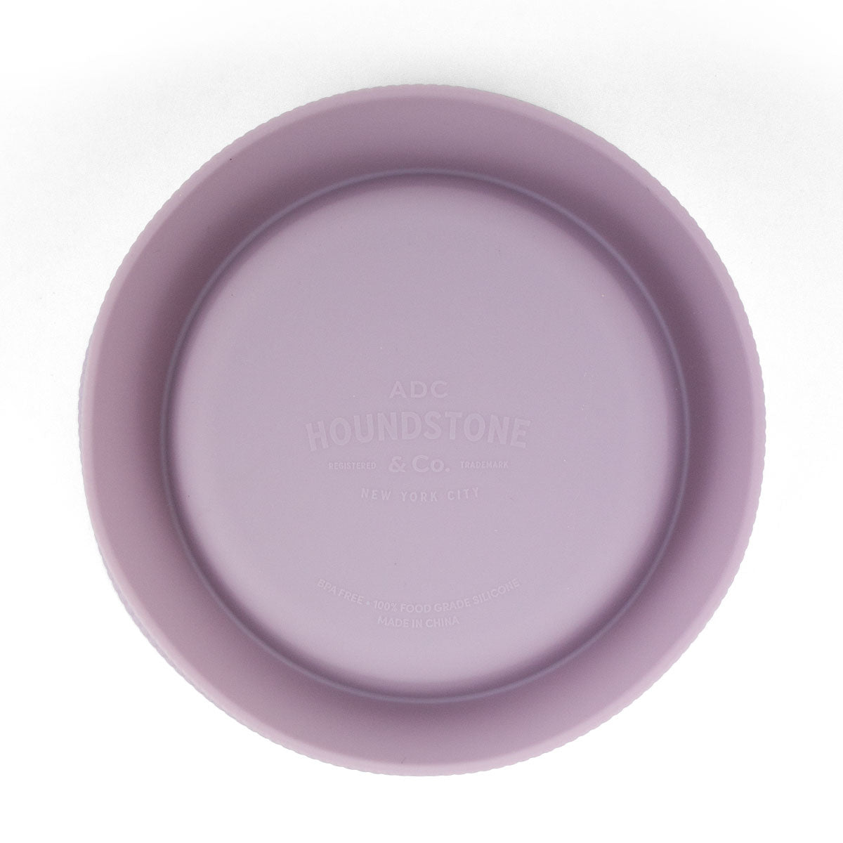 Houndstone Food Grade Silicone Cat Bowl, Dishwasher Safe, Mauve