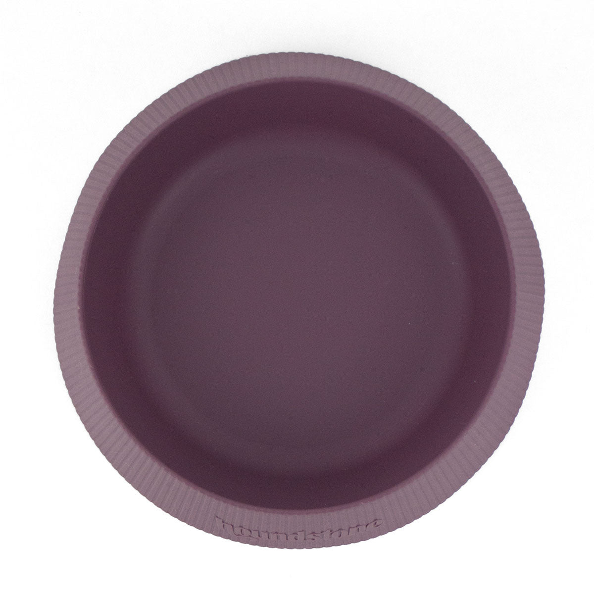 Houndstone Food Grade Silicone Cat Bowl, Dishwasher Safe, Plum