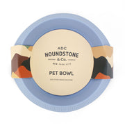 Houndstone Food Grade Silicone Cat Bowl, Dishwasher Safe, Sky Blue