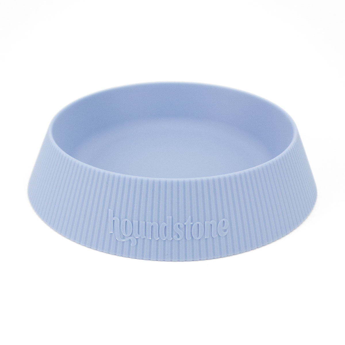 Houndstone Food Grade Silicone Cat Bowl, Dishwasher Safe, Sky Blue