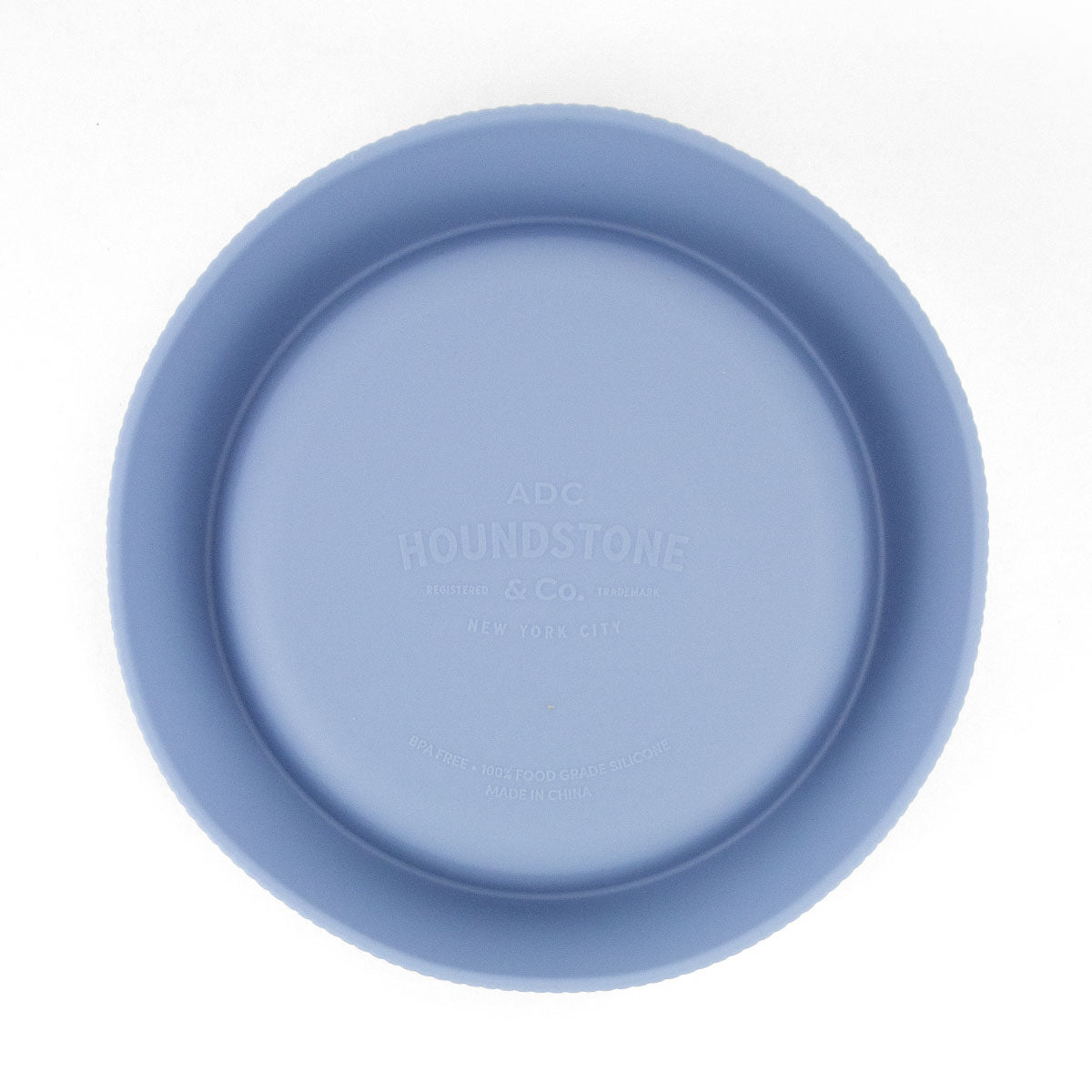 Houndstone Food Grade Silicone Cat Bowl, Dishwasher Safe, Sky Blue