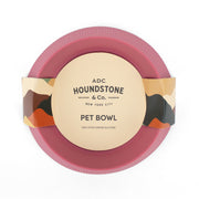 Houndstone Food Grade Silicone Cat Bowl, Dishwasher Safe, Rosewood