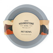 Houndstone Food Grade Silicone Cat Bowl, Dishwasher Safe, Slate Grey