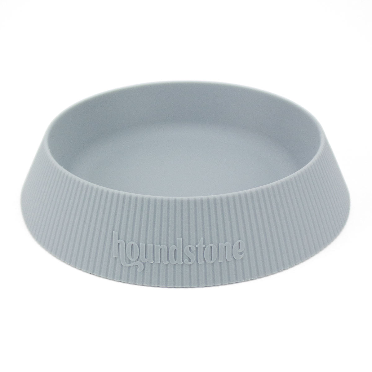 Houndstone Food Grade Silicone Cat Bowl, Dishwasher Safe, Slate Grey