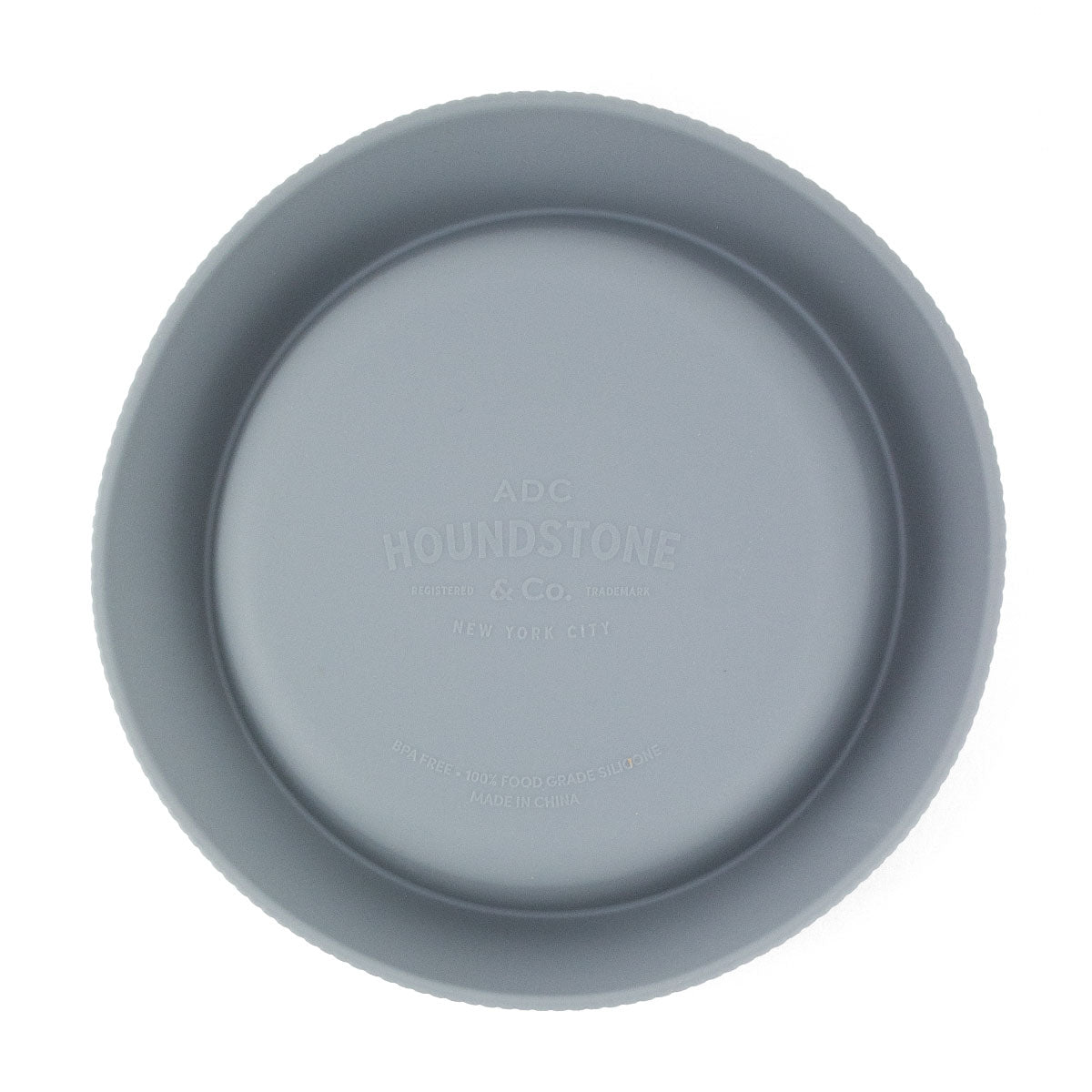 Houndstone Food Grade Silicone Cat Bowl, Dishwasher Safe, Slate Grey
