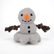 Houndstone Melty the Snowman Dog Toy, 7.5", w/ Crinkle Paper & Squeaker