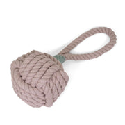 Dog Rope Toy with Handle, Grey, Large