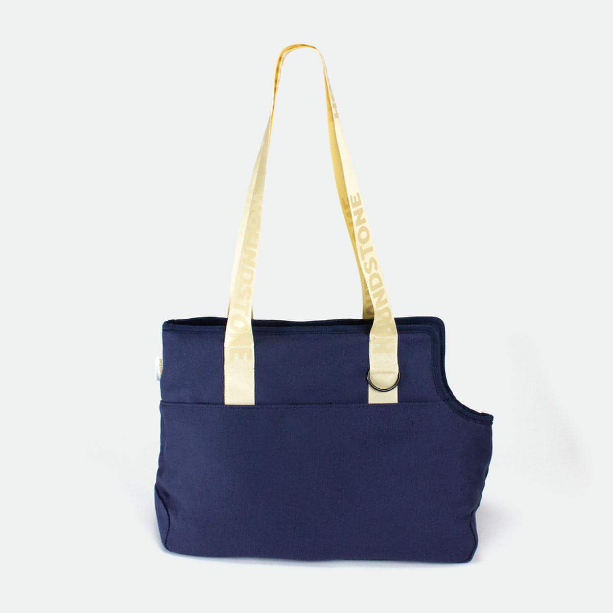 Houndstone dog tote bag navy canvas