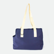 Navy Canvas Dog Tote Bag – Stylish and Durable Pet Carrier
