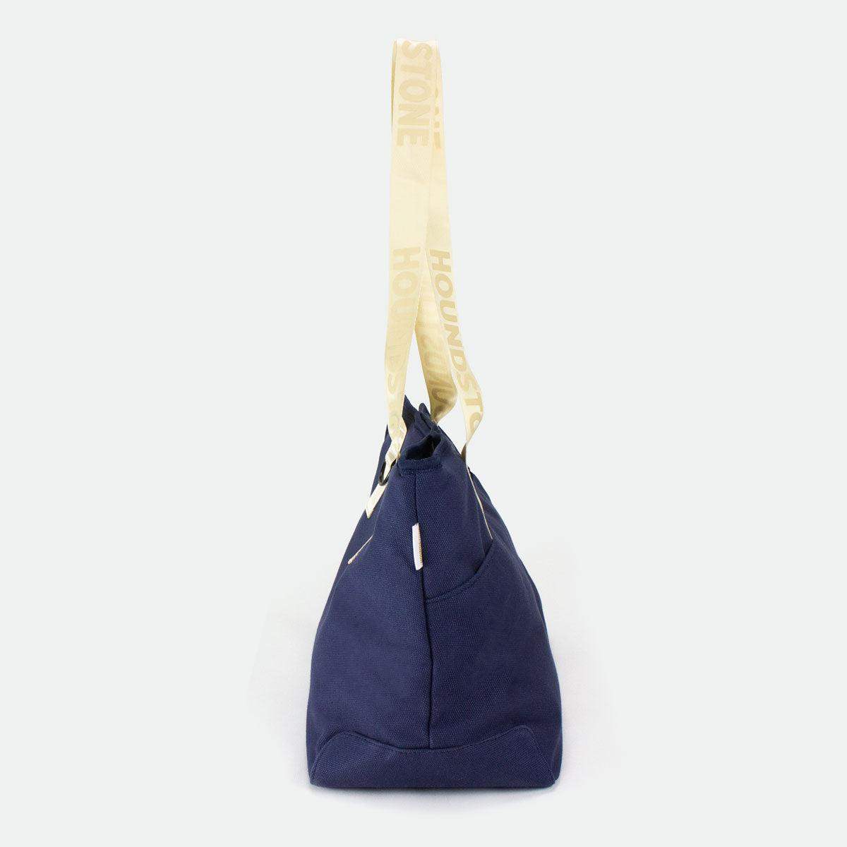 dog tote bag navy canvas