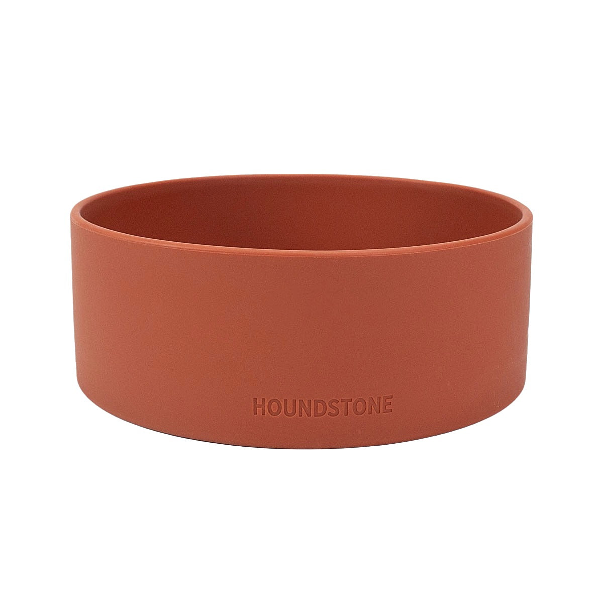 houndstone silicone dog bowl in terracotta
