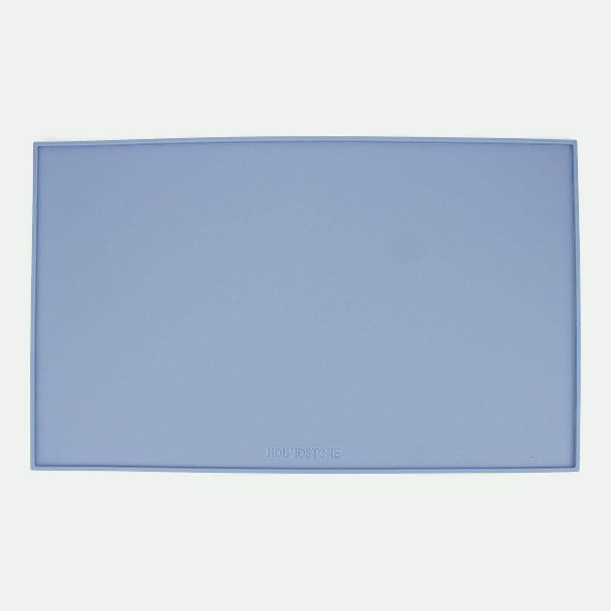 Houndstone silicone cat and dog food mat in sky blue