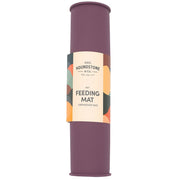 houndstone silicone dog bowl mat in plum