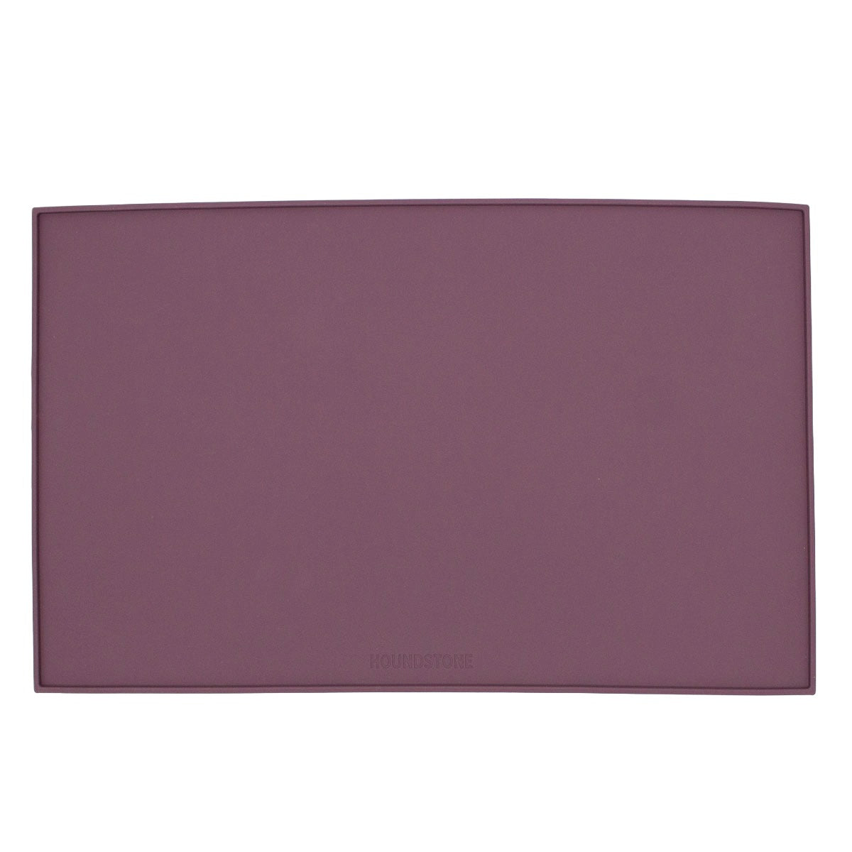 houndstone silicone dog bowl mat in plum