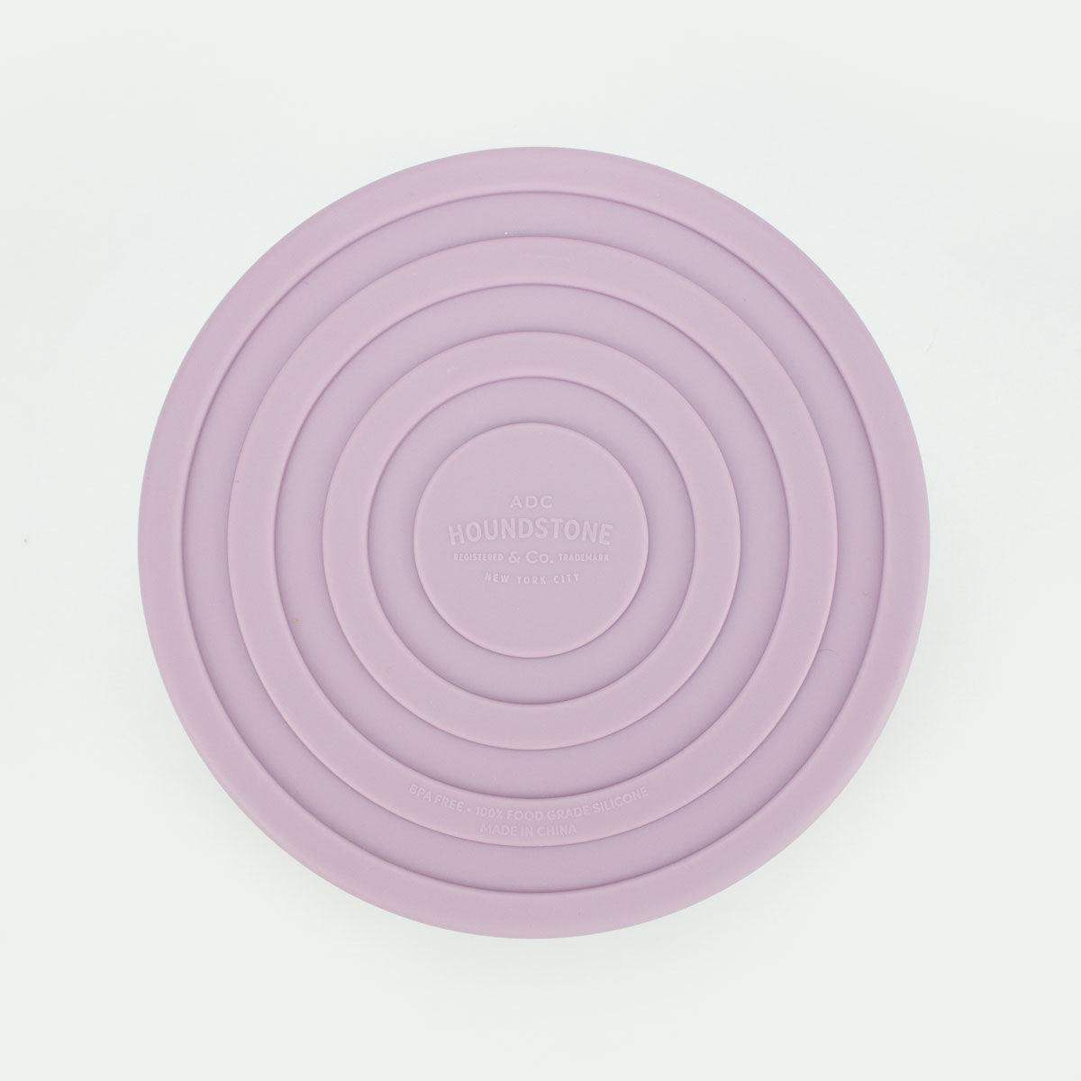 Houndstone BPA Free Silicone Dog Bowl, 4.5 Cups, Dishwasher Safe, Mauve