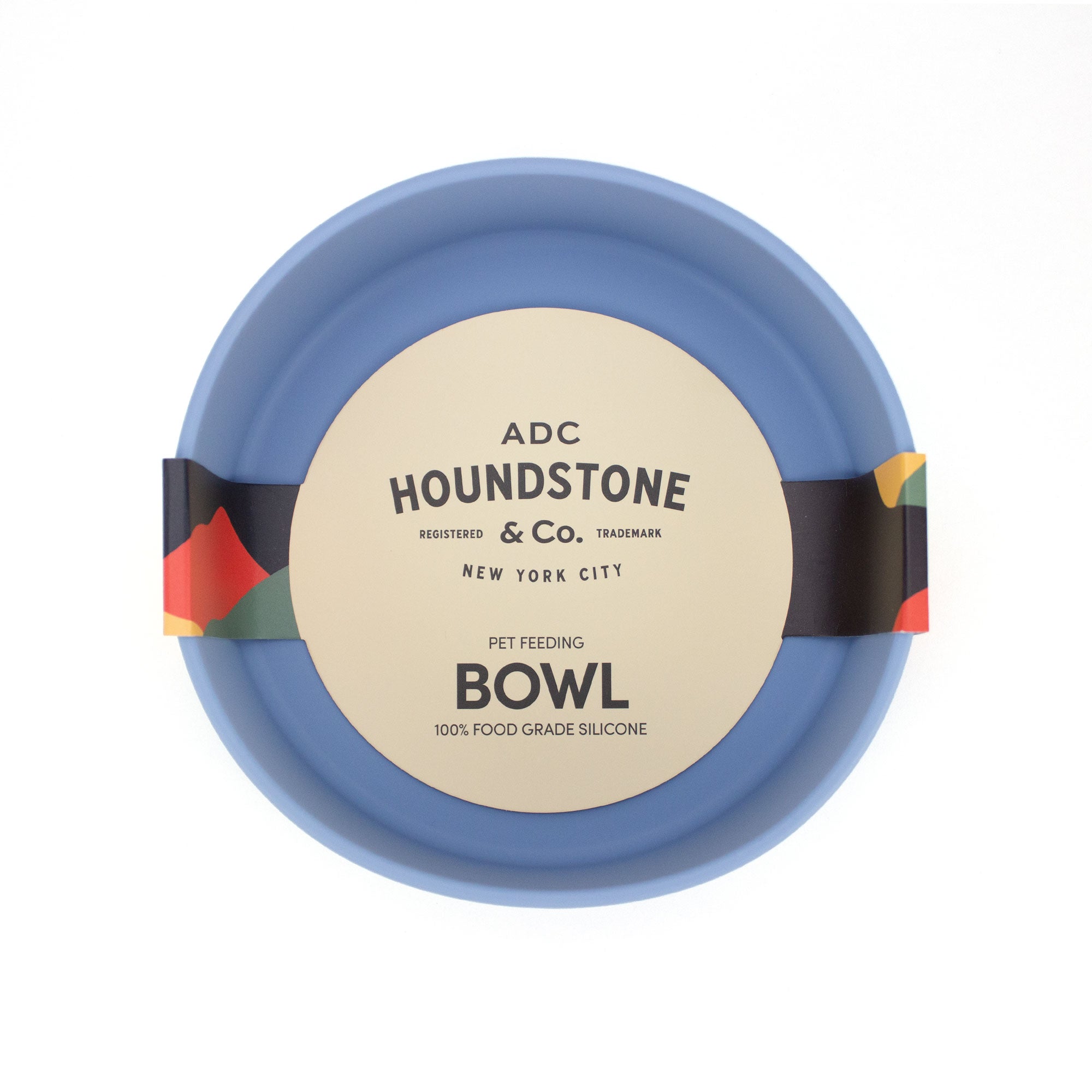 The Pony Silicone Dog Bowl, 4.5 Cups, Sky Blue