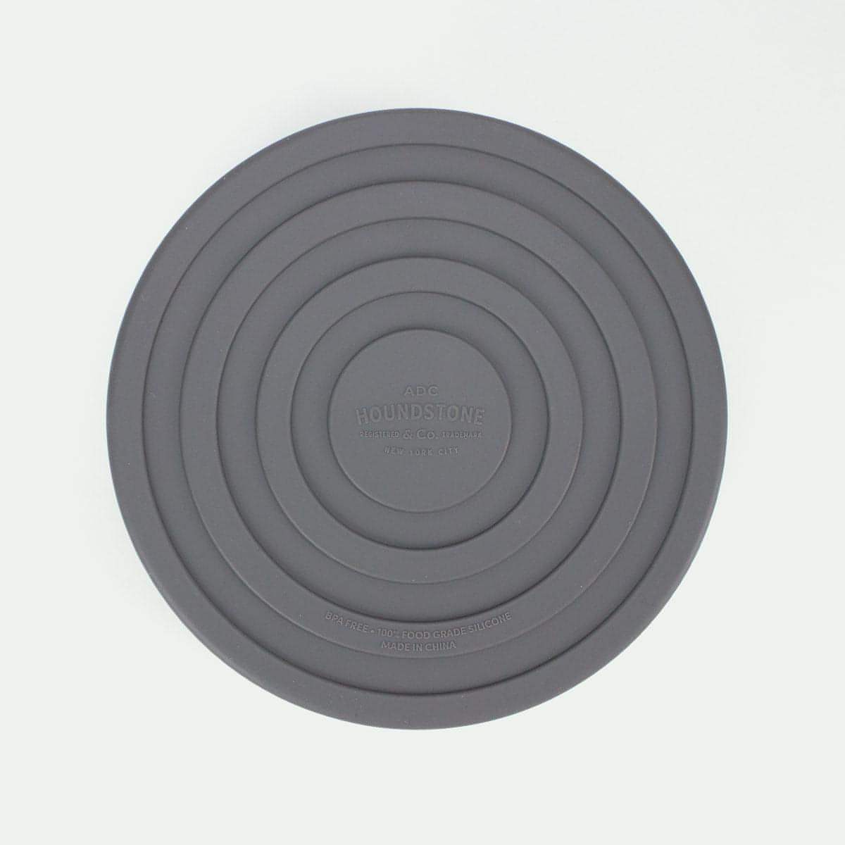 Food Grade Silicone Dog Bowl - Charcoal Grey, 4.5 Cups Volume, Dishwasher Safe, Non-Slip