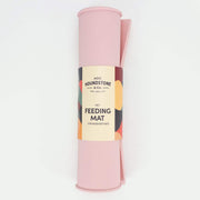 Houndstone silicone pet food mat in soft pink