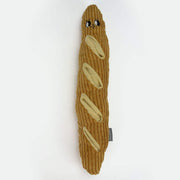 Houndstone baguette Plush Dog Toy with treat pockets