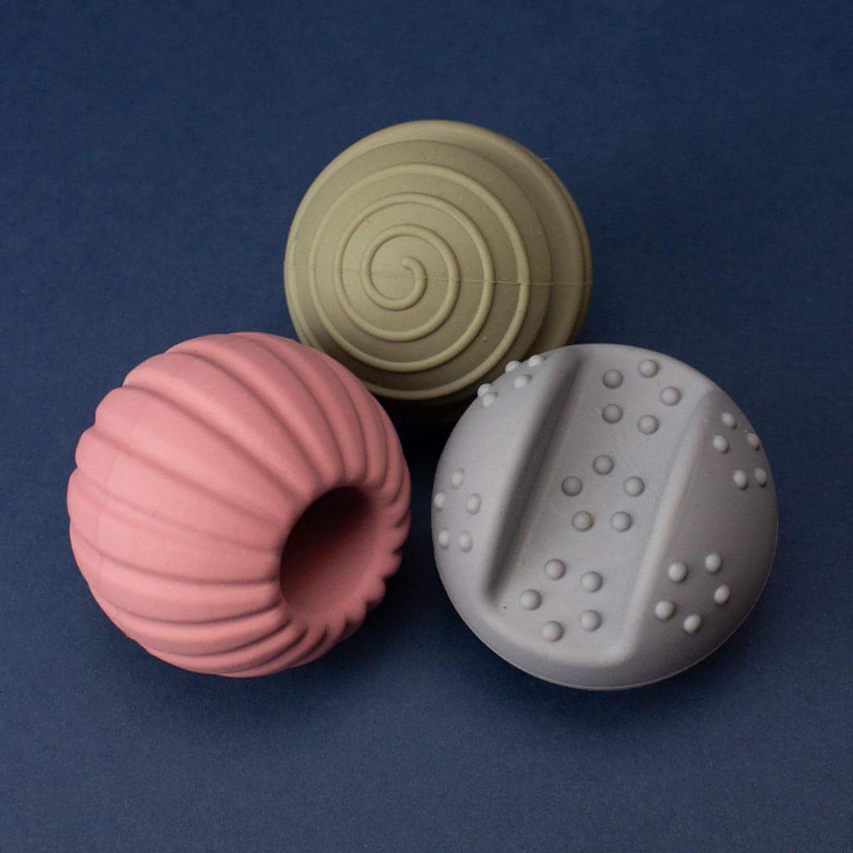 Silicone Dog Ball - Powder Blue, 2 Inch, Dishwasher Safe