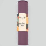 Houndstone silicone pet food mat in plum