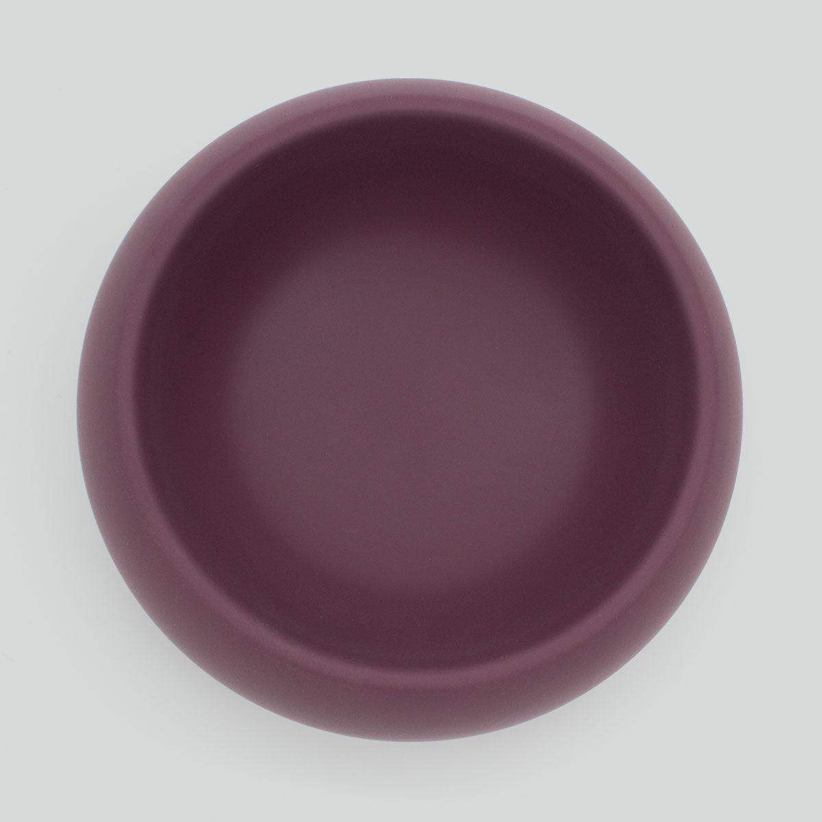 Houndstone BPA Free Silicone Dog Bowl, Dishwasher Safe, 1 Cup, Plum