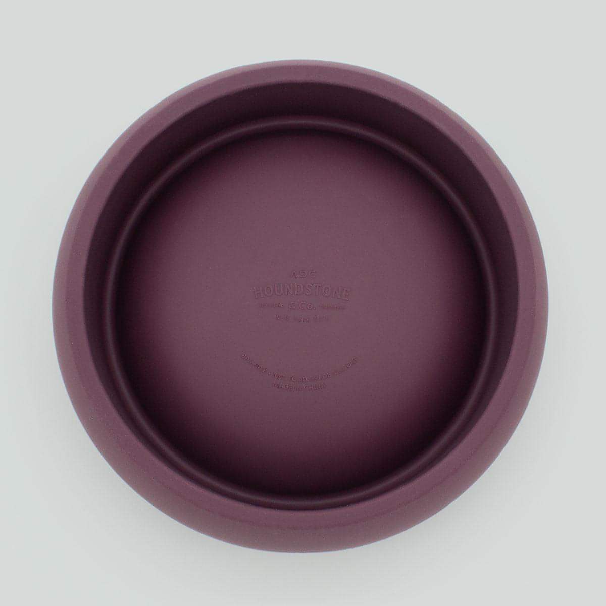 Houndstone BPA Free Silicone Dog Bowl, Dishwasher Safe, 1 Cup, Plum