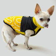 Reversible Dog Puffer Vest - "Sunny Side Up" - Soft Velcro Closure