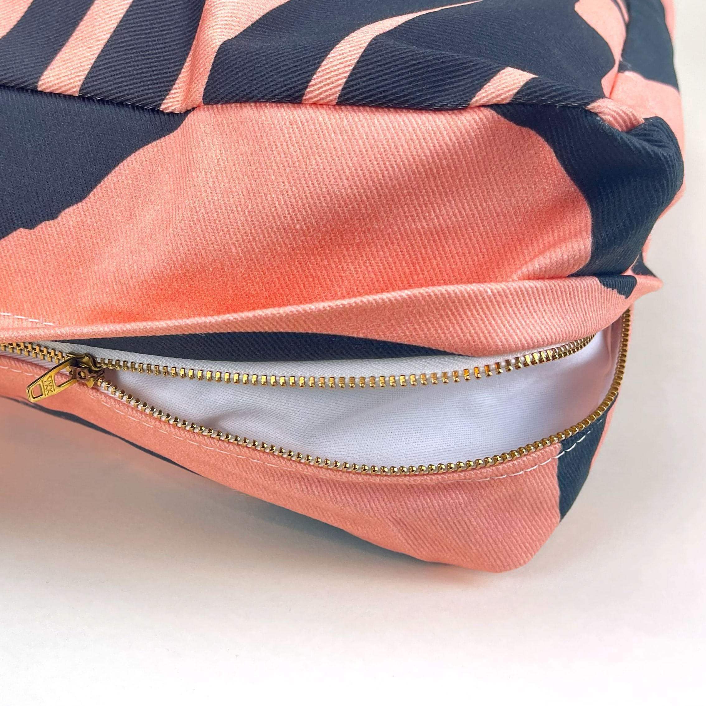 Houndstone Dog Bed, Waterproof Liner, Made in USA - Block Print Floral